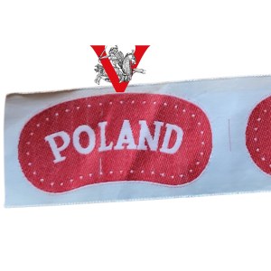PSZ, Two POLAND Patches, Parka,Original Beautiful San
