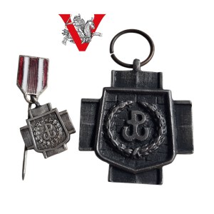 AK, parka Cross of the National Army, large and miniature
