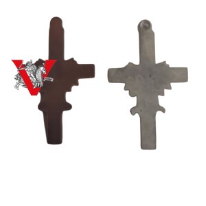 Two patriotic crosses with eagles