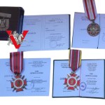 Jadwiga Łuczak ,Powstanie Warszawski, Zbiór, Złoty Krzyż Związku Żołnierzy Wojska Polskiego, Medale MON, , 8 Odznaczeń