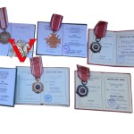 Jadwiga Łuczak ,Powstanie Warszawski, Zbiór, Złoty Krzyż Związku Żołnierzy Wojska Polskiego, Medale MON, , 8 Odznaczeń