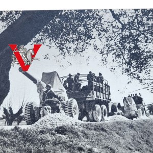 II Corps, 2nd Artillery Group, 155mm Heavy Halberd, Motorcycle, Trucks