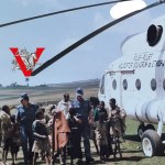 Polska Lotnicza Eskadra Pomocy Etiopii -Helikopter Mi-8, 1986 rok, Piękne Zdjęcie, ONZ