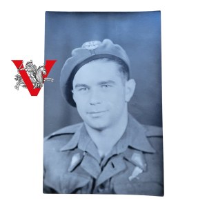 PSZ Parachute Brigade SBS, Portrait of a Paratrooper Soldier Large, Gapa Beret of the Corps, BEAUTIFUL