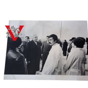 People's Republic of Poland, Edward Gierek , Economic Visit to Szczecin, Large Signed Photo