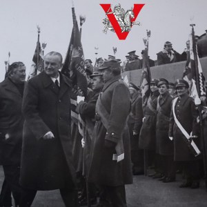 Priotr Jaroszewicz and Janusz Brych, Siekierki 1975, anniversary of the forcing of the Oder River, Veterans of 1AWP