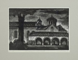 Zygmunt ACEDAŃSKI (1909-1991), Lviv Market Square / Armenian Cloister