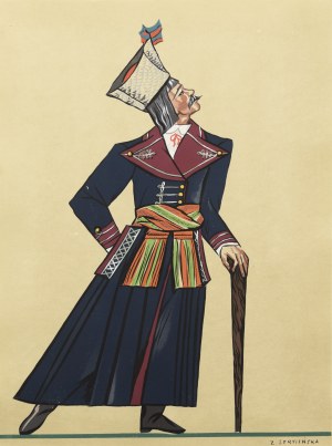 Zofia STRYJEŃSKA (1891-1976), Peasant from Wilanów near Warsaw, 1939