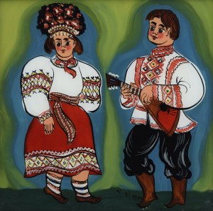 Zdzislaw WALCZAK (1926-2001), Couple of Hucul, 1979