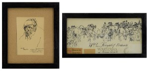 Kazimierz SZEMIOTH (pseud. Lucjan Kaszem) (1933-1985), Pair of Works: Rabbi and Market