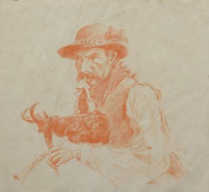 Michal Maksymilian REKUCKI (1884-1971), Set of 5 drawings - Highlanders