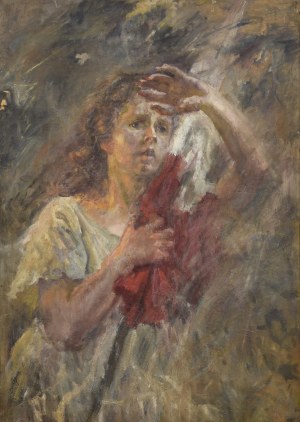 Painter unspecified, Polish, 20th century, Double-sided painting: Polonia / Nude, 1935