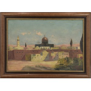 S. JABŁOŃSKI, XX w., Jerozolima - Świątynia na skale, 1933