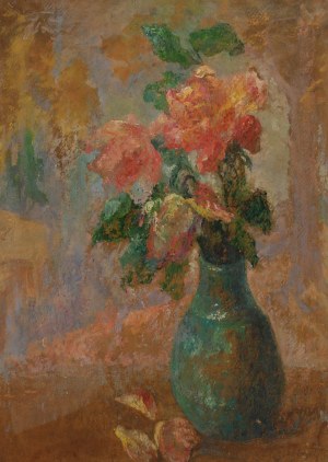 Maria GIŻBERT-STUDNICKA (1868-1955), Flowers in a vase