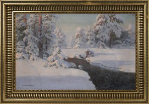 Wiktor KORECKI (1890-1980), Winter Landscape