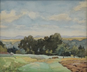 Henryk SAJDAK (1905-1995), Landscape with fields