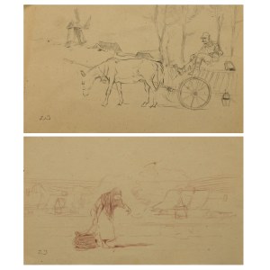 Zygmunt JÓZEFCZYK (1881-1966), Para rysunków