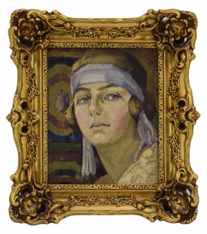T.G., 20th century, Portrait of a girl