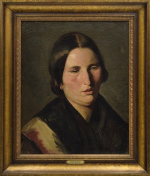 Painter unspecified, Polish, 3rd quarter of 19th century, Portrait of a woman