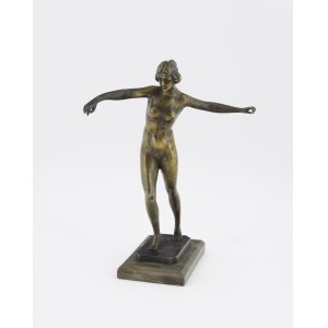Otto SCHMIDT-HOFER (1873-1925), Akt kobiety - gimnastyczki