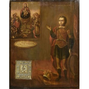 Ikona - Święty Jerzy, Matka Boża „Życiodajne Źródło