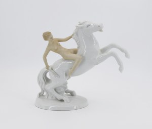 WALENDORF - Wallendorf Porcelain Factory (founded 1764), Nude on a Willing Horse