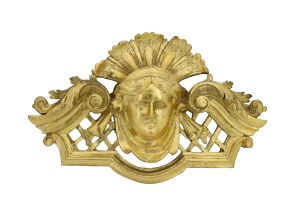 Decorative relief piece, openwork