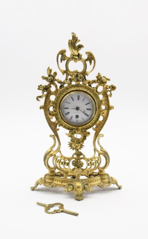 Mantel clock, neo-Rococo