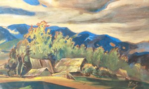 Julian Fałat (1853 Tuligłowy - 1929 Bystra), Mountains.