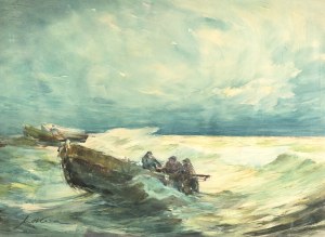 Marian Mokwa (1889 Malary - 1987 Sopot), Storm wave, ca. 1938.
