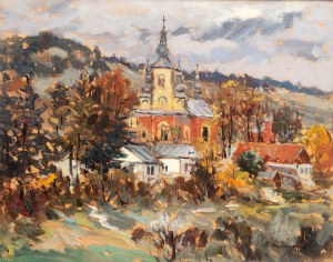 Eugeniusz Dzierzencki (1905 Warsaw - 1990 Sopot), Orthodox church in the village of Krynica, 1960.