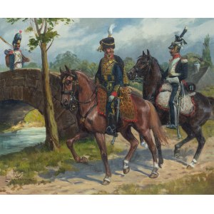 Leszek Piasecki (1928 Lwów - 1990 Wiedeń), Scena napoleońska