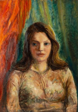Irena Weiss called Aneri (1888 Łódź - 1981 Kraków), Portrait of a girl