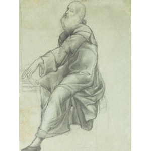 Jan Styka (1858 Lwów - 1925 Rzym), Studium starca