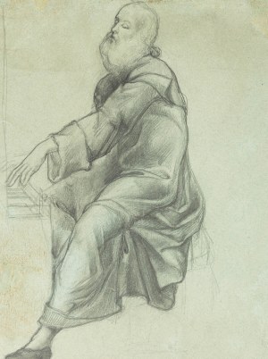 Jan Styka (1858 Lviv - 1925 Rome), Study of an Old Man