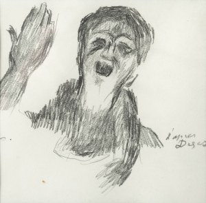Józef Czapski (1896 Prague - 1993 Maisons-Laffitte), Screaming Woman