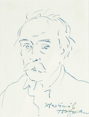Wlastimil Hofman (1881 Prague - 1970 Szklarska Poreba), Self-portrait