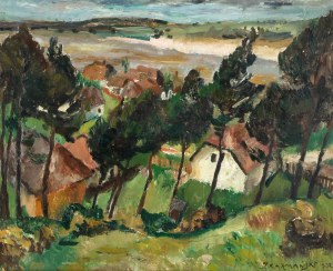 Jan Karmanski (1887 Warsaw - 1958 Pulawy), In the vicinity of Kazimierz on the Vistula River, 1932.