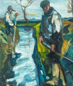 Romuald Kamil Witkowski (1876 Skierniewice - 1950 Milanówek), Fishermen