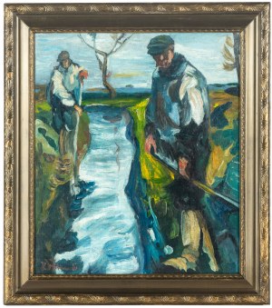 Romuald Kamil Witkowski (1876 Skierniewice - 1950 Milanówek), Fishermen