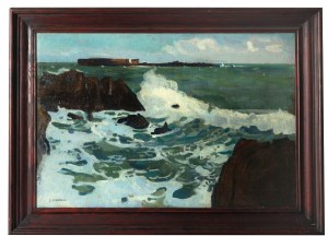 Stanislaw Jan Podgorski (1882 Kalush - 1964 Novy Vyshchik), Rocky shore