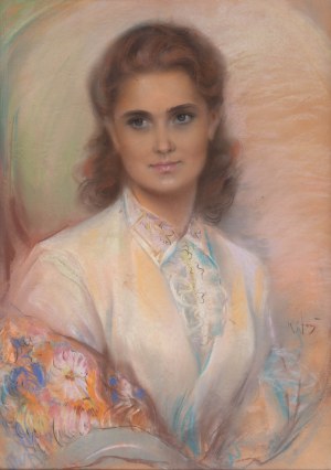 Józef Kidoń (1890 Rudzica - 1968 Warsaw), Portrait of a Woman