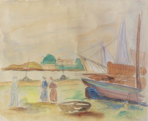 Henryk Epstein (1891 Łódź - 1944 Auschwitz), In the harbor
