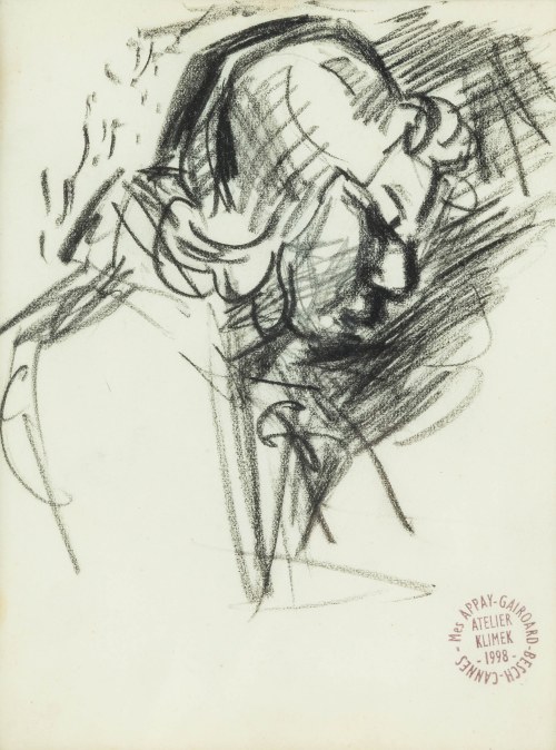Ludwik Klimek (1912 Skoczów - 1992 Nicea), Portret kobiety