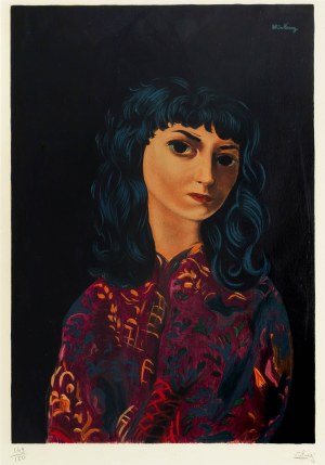 Moses Kisling (1891 Krakow - 1953 Sanary-sur-Mer), Brunette