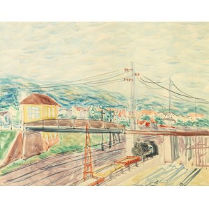 Władysław Brzosko (1912 Czyta/Syberia-2011 Arizona), Sopot Wyścigi, 1951 r.