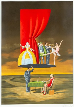 Rafał Olbinski (b. 1943 Kielce), Predictable assumption