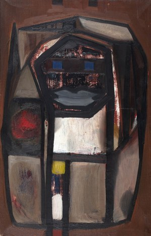 Stefan Krygier (1923 Lodz -1997 there), Woman with a Rose, 1964