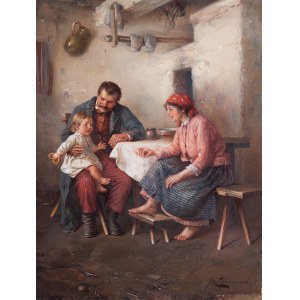 Franciszek Ejsmond (1894 Dąbrówka - 1939 Lublin), Rodzina przy stole