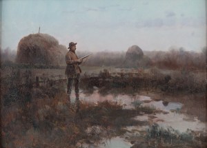 Czeslaw Jankowski (1862 Warsaw - 1941 Sceaux, France), Hunter over hunting